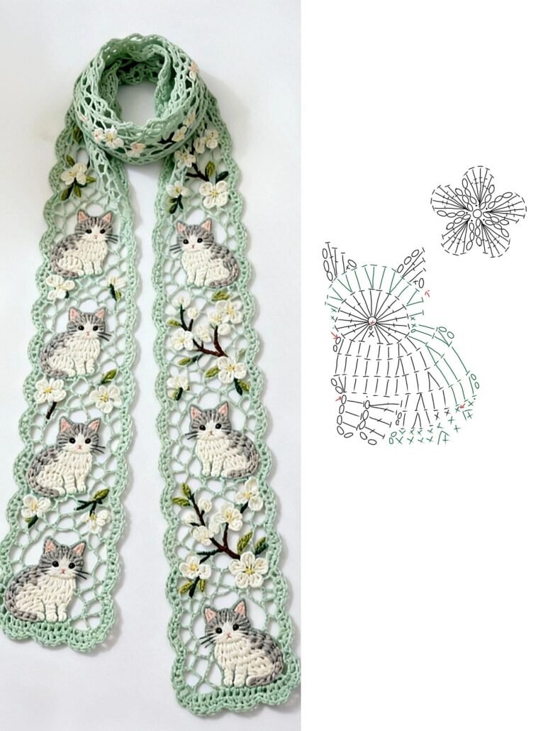 Cat Square – Crochet Pattern