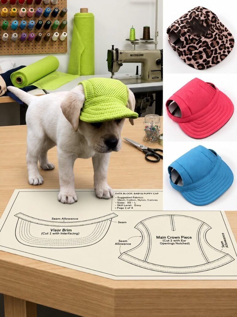 How to Make a Pet Hat – All free – Crafts for love